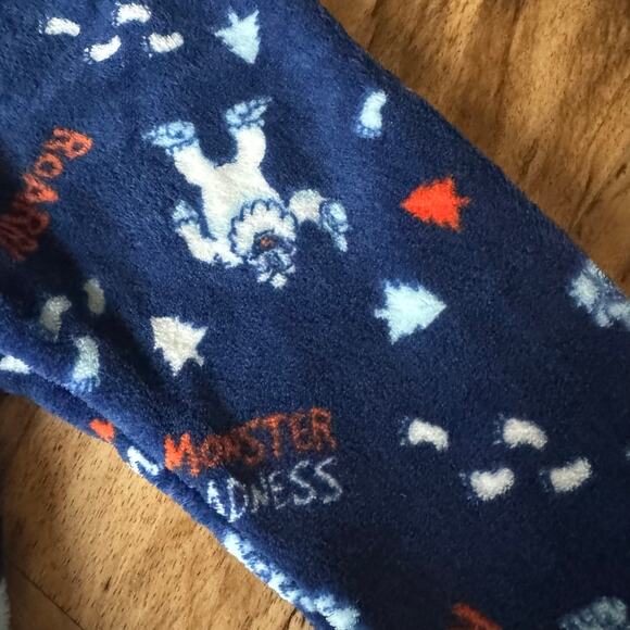 Tuff Guys Fleece Abominable Snowman Pajama Pants - Picture 3 of 5